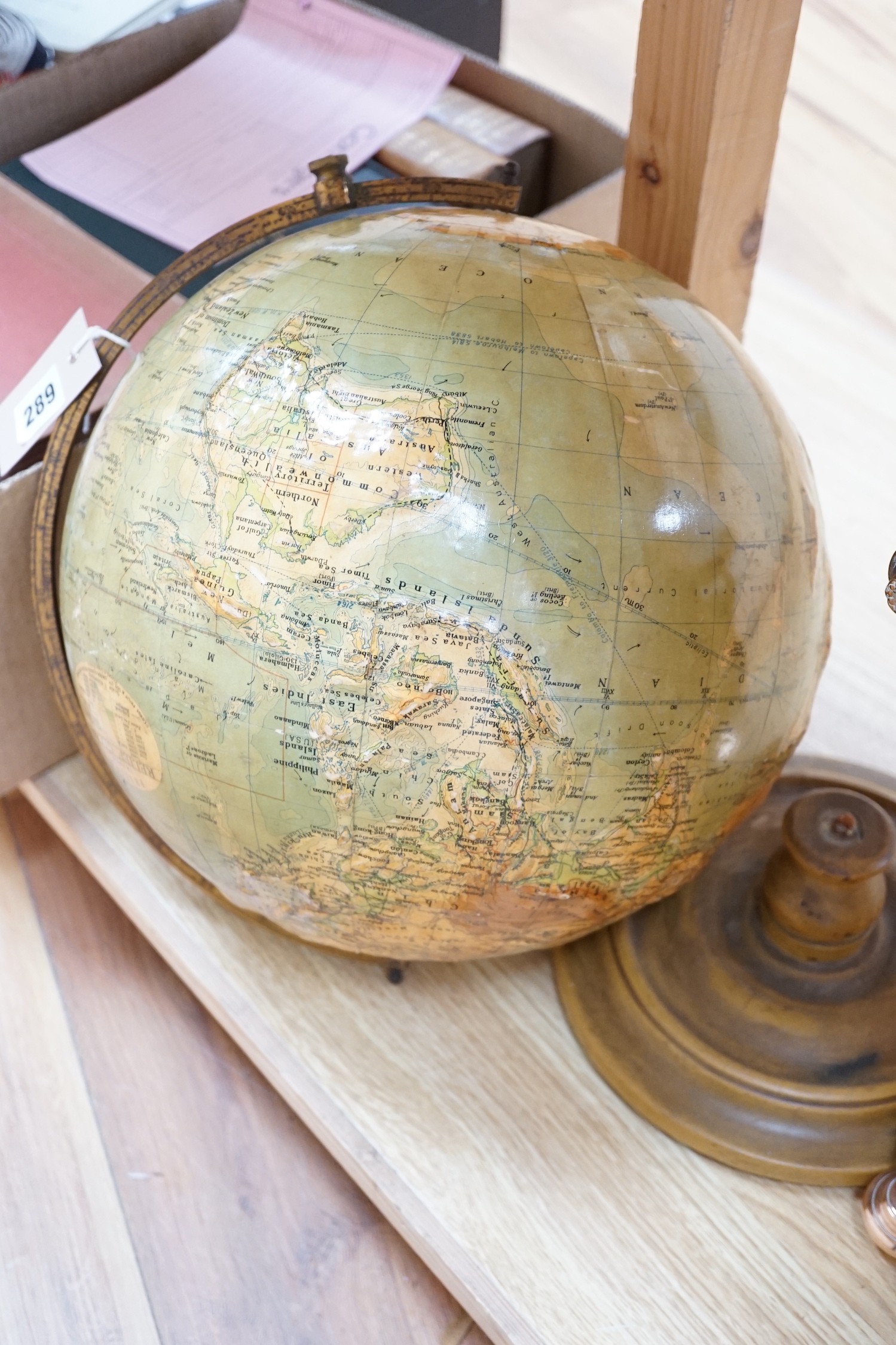 Philip's 12 inch globe, with stand